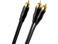 Oehlbach D1C23712 Phono Audio Y-kabel [2x Cinch-stik - 1x Cinch-stik] 15.00 m Antracit