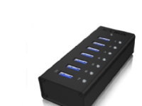 ICY BOX IB-AC618 – Hubb – 7 x SuperSpeed USB 3.0 – skrivbordsmodell