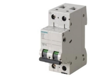 SIEMENS Automatsikring C 8A 1 polet + nul C-karakteristik 6kA kortslutningsbrydeevne 230AC 60VDC 36 mm bred