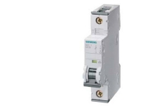 SIEMENS Strömbrytare C 8A 1 pol C karakteristik 6kA kortslutningskapacitet 230AC 60VDC 18 mm bred