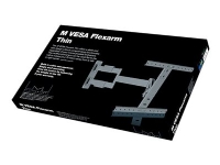 Multibrackets M VESA Flexarm Thin – Monteringssats (lutningsvridbar arm fullrörelsemontering) – för LCD-display – svart – skärmstorlek: 37-55
