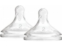 Dr Browns Wide neck nipple for Options + Bottle 3m + 2 pieces (WN2201)