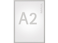 Maul Klaprammer MAULstandard Anvendelse for papirformat: 1x A2 Indendørs 6604208 Aluminium Sølv 1 stk interiørdesign - Tilbehør - Brosjyreholdere