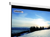 Celexon Professional manual – Projektorduk – takmontering väggmontering – 73 (184 cm) – 4:3 – vit