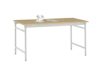 Manuflex BB3025.7035 Arbejdsbord Gråhvid (RAL 7035)