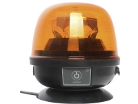 SecoRüt Rotorblink 95003 12 V/DC 24 V/DC Batteridrivet Magnetmontering Magnetfot Sugkopp Orange