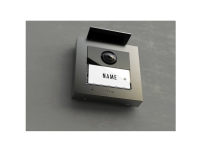 m-e modern-electronics VDV-2010 S Videodørtelefon med kabel, RFID udendørsenhed sølv (41264)