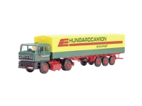 Kibri 14699 H0 Lastbiler model Raba RABA 2-akslet trækker med HUNGAROCAMION Plansættevogn Hobby - Modelltog - Spor H0