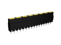 Signal Construct ZALS 081 LED bånd 8x Gul (L x B x H) 40.8 x 3.7 x 9 mm