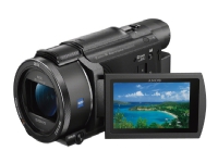 Sony Handycam FDR-AX53 – Videokamera – 4 K / 30 fps – 16.6 MP – 20x optisk zoom – Carl Zeiss – flashkort – Wi-Fi NFC – svart