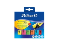 Bilde av Pelikan Textmarker 490, 6 Stykker, Flerfarget, Multi, Vann-basert Blekk, Boks