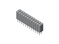 MPE-Garry 115-3-020-0-MTF-XS0, Pin-kontakt, Svart, Metallisk, Kopper, 260 °C, Rett, Hunkjønn Radiostyrt - RC - Elektronikk - Komponenter