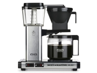 Produktfoto för Moccamaster KBG 741, Droppande kaffebryggare, 1,25 l, 1520 W, Svart, Rostfritt stål