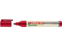 Edding 28 EcoLine, 1 stykker, Rød, Beige, Rød, Rund, 1,5 mm, 3 mm Skriveredskaper - Markør - Whiteboardmarkør