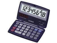 Casio SL-100VER kalkulator blått display (siffer): 8 solcelledrevet, batteridrevet (B x H x D) 91 x 9,4 x 110,5 mm (SL-100VER_0)
