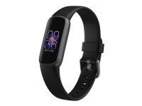 Fitbit Luxe - Rustfritt grafittstål - aktivitetssporer med bånd - silikon - svart - båndbredde: S/L - Bluetooth Sport & Trening - Pulsklokker og Smartklokker - Aktivitetssporere