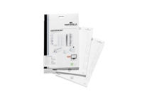 Durable BADGEMAKER, Badgeindsats, Hvid, 280 stk, 74 mm, 34 mm