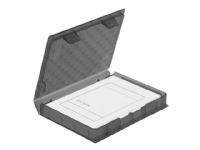 Delock Protection Box – Beskyttende etui til harddisk – kapacitet: 1 hårddisk (2,5) – grå