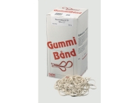 Gummibånd, 100 x 1,7 mm, hvide, pakke 500 g Papir & Emballasje - Emballasje - Garn & Elastisk