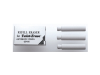 Viskelæder Pentel Twist Erase refill E10 hvid pakke a 3 stk.