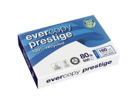 Genbrugspapir Evercopy Prestige recycled A4 hvid 80g – (5 pakker x 500 ark)