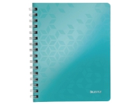 ACCO Brands Notesbog Leitz WOW A5 linjeret isblå