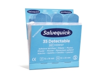 Plaster Salvequick 35 Blue Detectable pakke a 6 sæt Klær og beskyttelse - Sikkerhetsutsyr - Førstehjelp