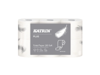 Toiletpapir Katrin Plus 285 hvid 35m 38411 3-lag – (42 ruller pr. karton)
