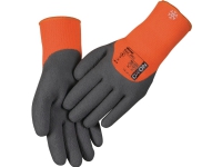 Arbejdshandsker OX-ON Winter Basic 3003 sort/orange størrelse 10