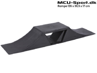 MCU-Sport Skate Minirampe 126 x 30,5 x 17 cm Utendørs lek - Gå / Løbekøretøjer - Trikse ramper