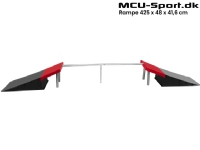Bilde av Mcu-sport Skate Rampe + Grind Rail Sæt 425 X 48 X 41,6 Cm