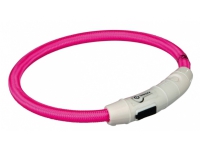 Bilde av Trixie Flash Lysring Usb, M–l: 45 Cm/ø 7 Mm, Pink