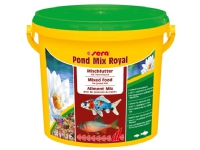 sera Pond Mix Royal, Damfisk, Tørr fiskemat, Mix, Vitamin A, Vitamin B1, Vitamin B2, Vitamin C, Vitamin D3, Vitamin E, 32,5%, 6,6% Kjæledyr - Hagedam - Hagedamsfôr