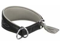 Active Comfort Halsbånd for Mynder, svart/grå - Str XS-S: 24-31 cm Halsomfang, B 50 mm