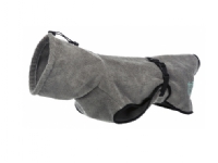 Cloud7 - Dog Bathrobe Föhr - Stone - Tröja för hund - Stone - 6