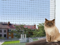 Balkong-luftegård-kattenett til terrasse - 3x2 m - Grønn
