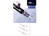 MBG Line Duo Endoskop-inspektionskamera 9 LED 2x Full HD 10m Foto og video - Foto- og videotilbehør - Diverse