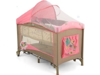 Milly Mally PLAY COT MIRAGE DELUXE 2015 PINK-COW # B1 universal