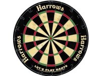 Bilde av Harrows Darts Lets Play Darts, Dartboard, Sort, Grønn, Rød, Gult, Bust, Voksen, 6 Stykker
