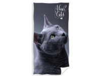 Katte ''Love Cats'' Badehåndklæde - 100 procent bomuld N - A