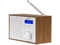 Denver DAB-46WHITE Internet Analog och digital DAB+,FM 2 W LCD Brun Vit