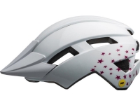 BELL Junior helmet BELL SIDETRACK II stars gloss white size. Universal (50-57 cm) (NEW)