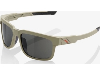 100 % briller 100 % TYPE-S Soft Tact Quicksand - Grå PEAKPOLAR-linse (grå polarisert linse, lystransmittans 17%) Sykling - Klær - Sykkelbriller