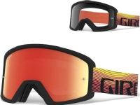 GIRO GIRO BLOK orange heatwave goggles (AMBER colored glass xx% S3 + Transparent glass 99% S0) fixing under skidding +10 skidding (NEW) Sport & Trening - Ski/Snowboard - Ski briller