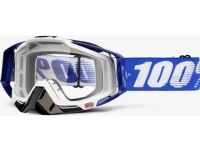 100% Goggles 100% RACECRAFT COBALT BLUE (Transparent Anti-Fog Glass + 10 Skidding) (NEW) Sport & Trening - Ski/Snowboard - Ski briller
