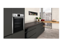 Neff N 30 B2CCG6AN0 - Ovn - innebygd - fordypning - bredde: 56 cm - dybde: 55 cm - høyde: 58.5 cm - med selvrens - Klasse A - rustfritt stål