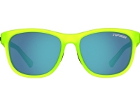 Bilde av Tifosi Swank Satin Electric Green Glasses (1 Smoke Bright Blue Glass 11,2 % Lystransmisjon)