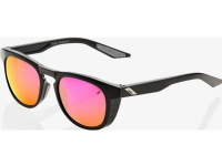 100 % briller 100 % SLENT polert svart - lilla flerlags speillinse (lilla flerlags speillinse, lysgjennomgang 24 %) (NY) universal Sykling - Klær - Sykkelbriller