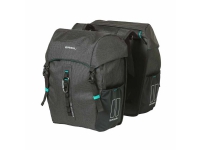 Basil Discovery 365D, Bakre, Sykkelveske, Polyester, Sort, 18 L, 10 Kg