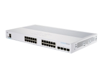 Cisco Business 250 Series CBS250-24T-4G - Switch - L3 - smart - 24 x 10/100/1000 + 4 x Gigabit SFP - rackmonterbar PC tilbehør - Nettverk - Switcher